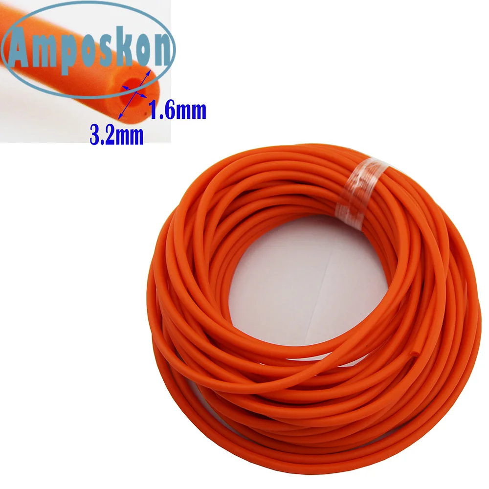 Длина 10 метров оранжевая резиновая латексная трубка 3 2 мм Диаметр Эластичный