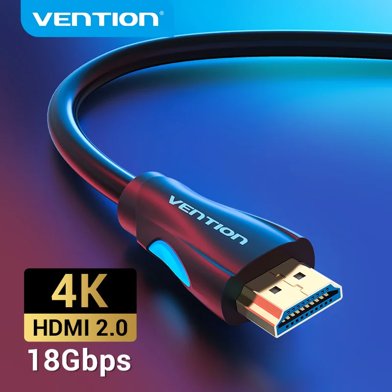 

Vention HDMI кабель 4K @ 60Hz HDMI 2,0 Кабо Для Xiaomi Mi Box PS4 HDMI сплиттер переключатель Apple TV видео аудио шнур HDMI 2,0 кабель