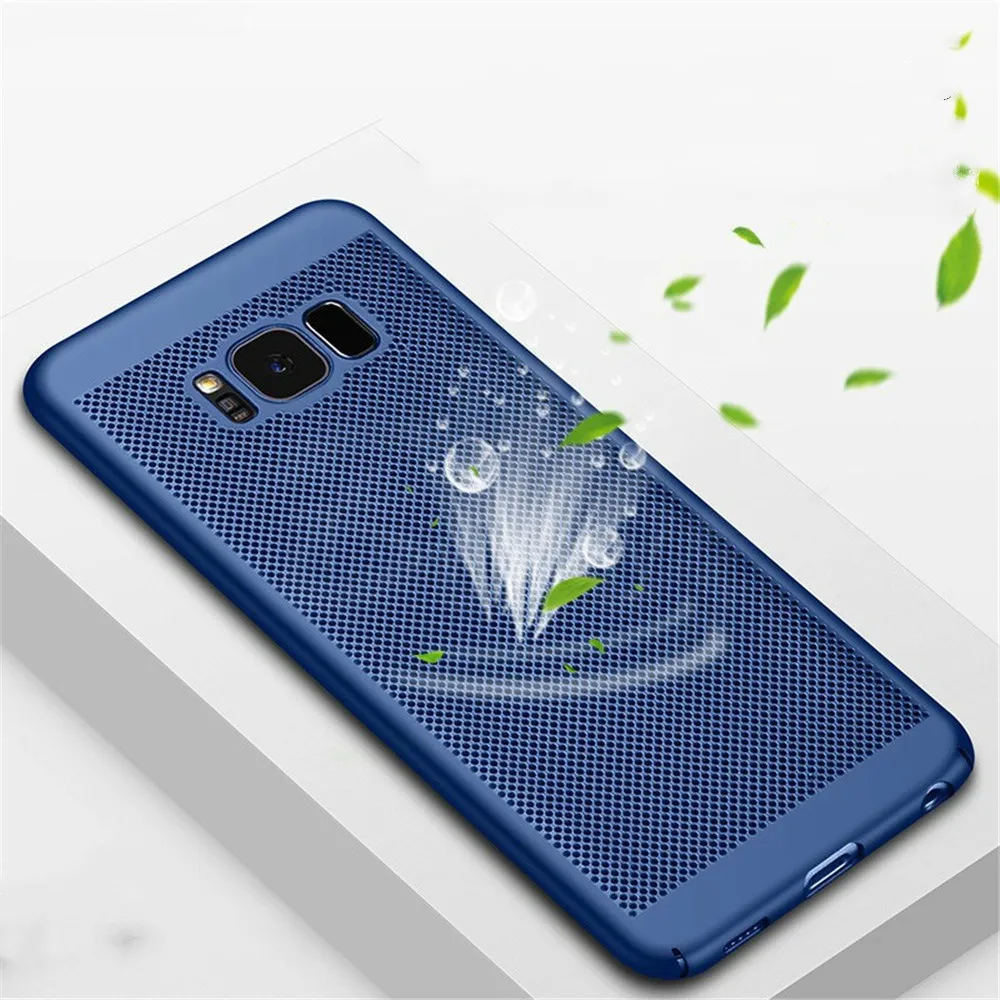 Матовая Breathful чехол для samsung Galaxy A9 A750 A8 A6 2018 J4/J6Prime J3 J4 J6 J7 J8 J5 2017/6 теплоотводящая
