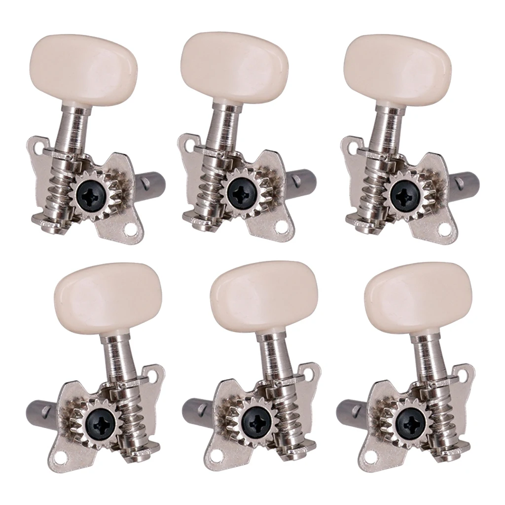 

Professional Guitar Machine Heads 3L + 3R Tuning Pegs Tuner for