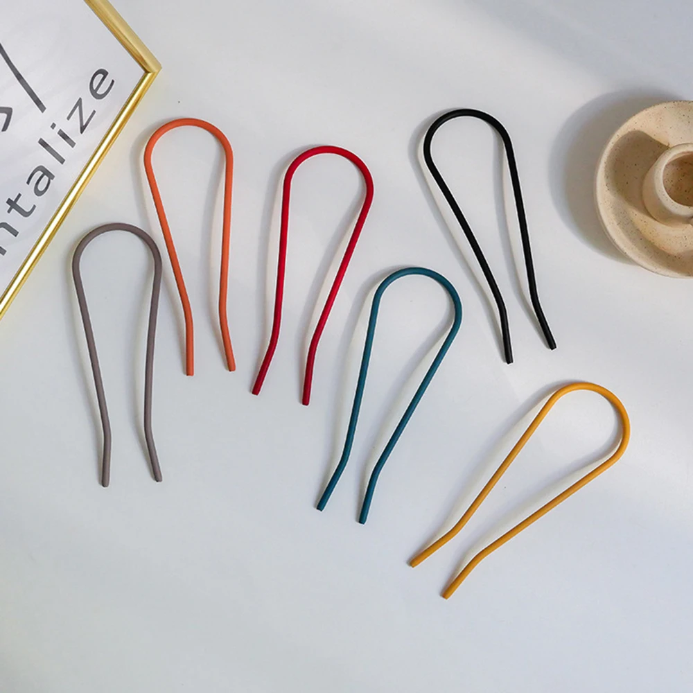 

Simple U Shape Hair Clips Pins For Women Girls Bride Hair Styling Accessories Fashion Hairpins Metal Hairpins Pins And Clips