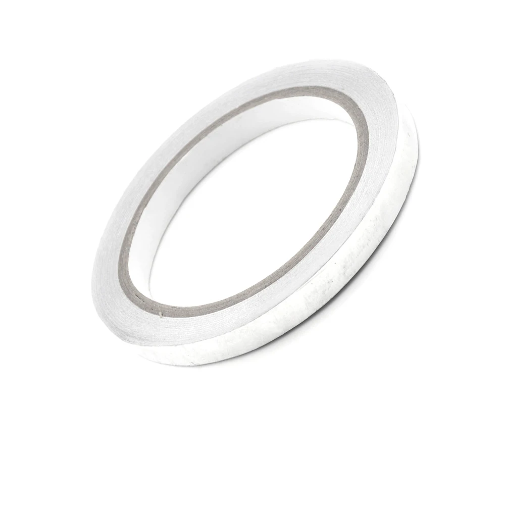 

High Temperature 20m Adhesive Tape 10mm Aluminium Foil Adhesive Sealing Duct Tape Heat Resist Resistant Foil Single Side