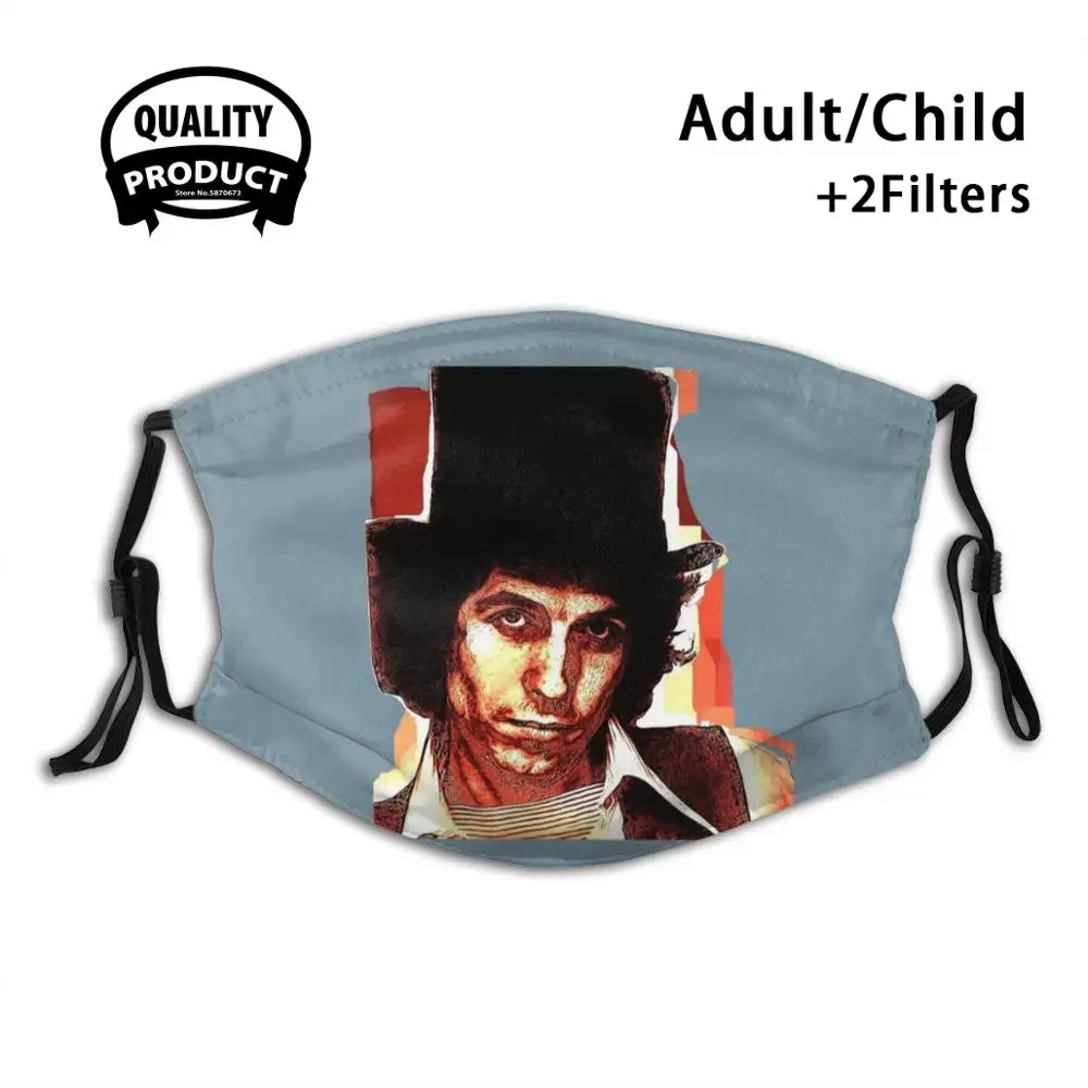 

Маска для рта Rino многоразовая с фильтром, классные смешные маски Rino Gaetano Indie Rock Songwriter, Crotone, помолвка, ирония, народный чепух