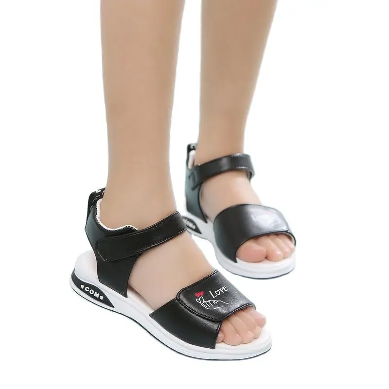 Сандалии детские пляжные в стиле пэчворк резиновая подошва без застежки