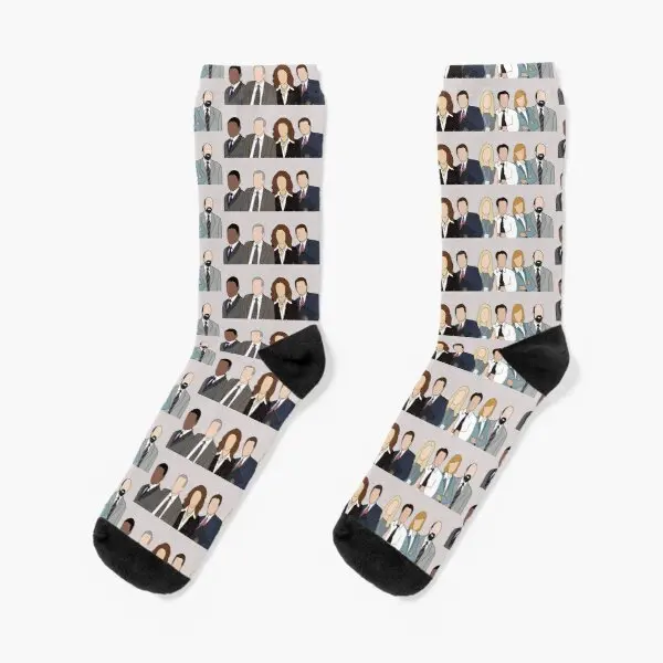 

The West Wing Cast Crew Socks Best Ankle Mens Knee High Women Black