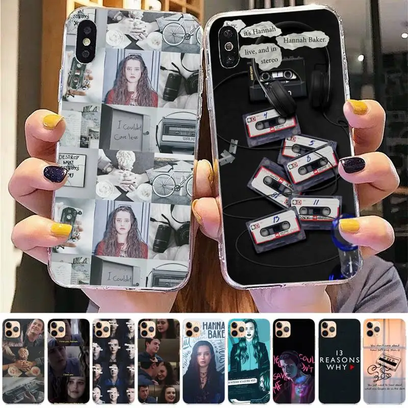 

Yinuoda 13 Thirteen Reasons Why Phone Case for iPhone 11 12 13 mini pro XS MAX 8 7 6 6S Plus X 5S SE 2020 XR case