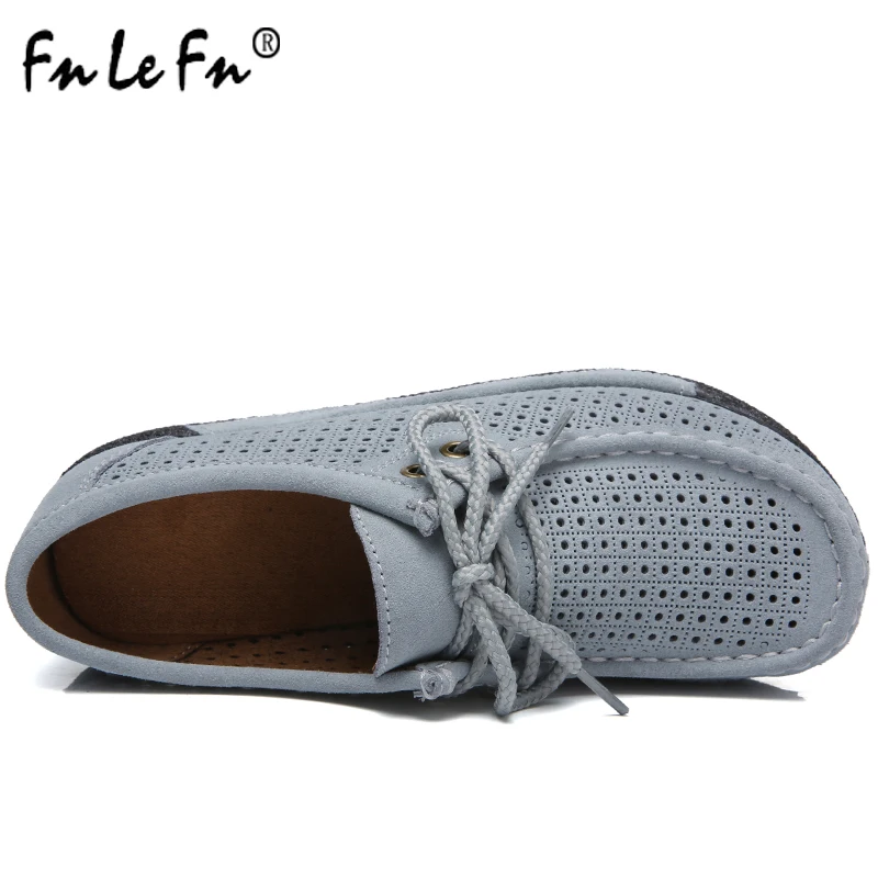 FNLEFN/2019 г. Летние замшевые туфли на плоской платформе женские повседневные лоферы
