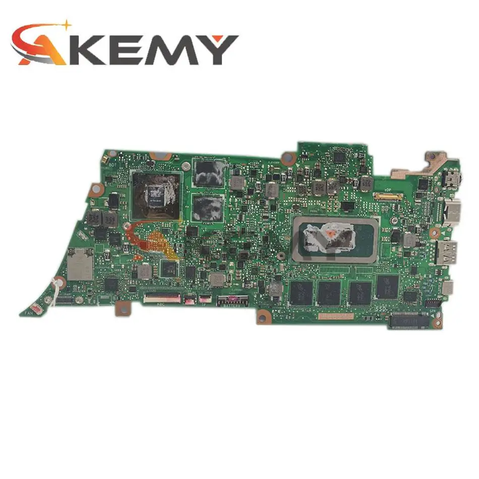 ux433fn notebook motherboard with 8gb ram i5 8265u cpu for asus ux433fn ux433f ux433 laptop mainboard mainboard tested full 100 free global shipping