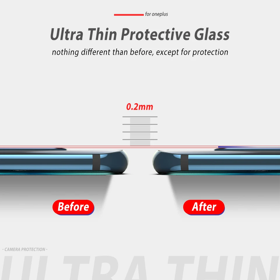 Прозрачное закаленное стекло для объектива камеры OnePlus 7t Pro 6T 6 5T 5 защитная пленка