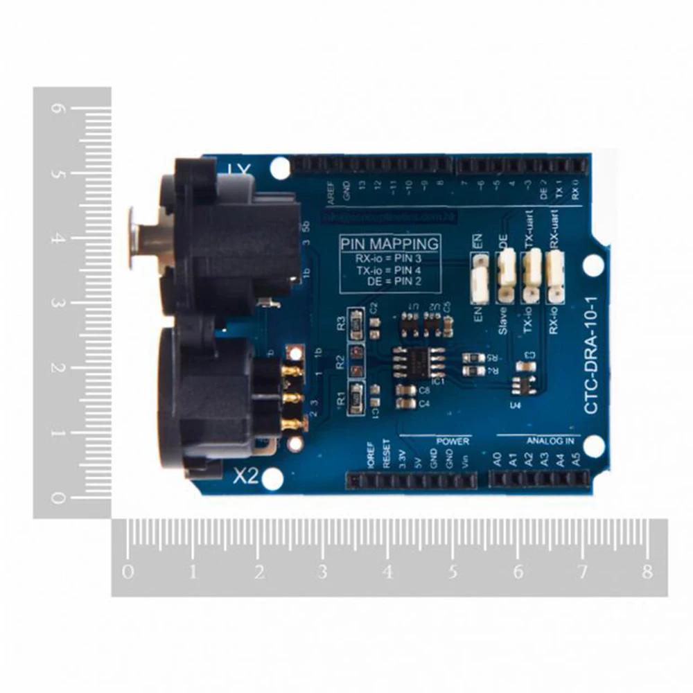 Модуль платы расширения DFRobot DMX Shield совместим с Arduino для DMX-Master устройства работы в сети DMX512