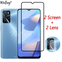 full cover whole glue tempered glass for oppo a54s screen protector for oppo a54s camera glass for oppo a54s a54 s glass 6 52