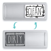 dishwasher clean dirty sign stickers magnet indicator for washing machine kitchen tidying up accessories tool