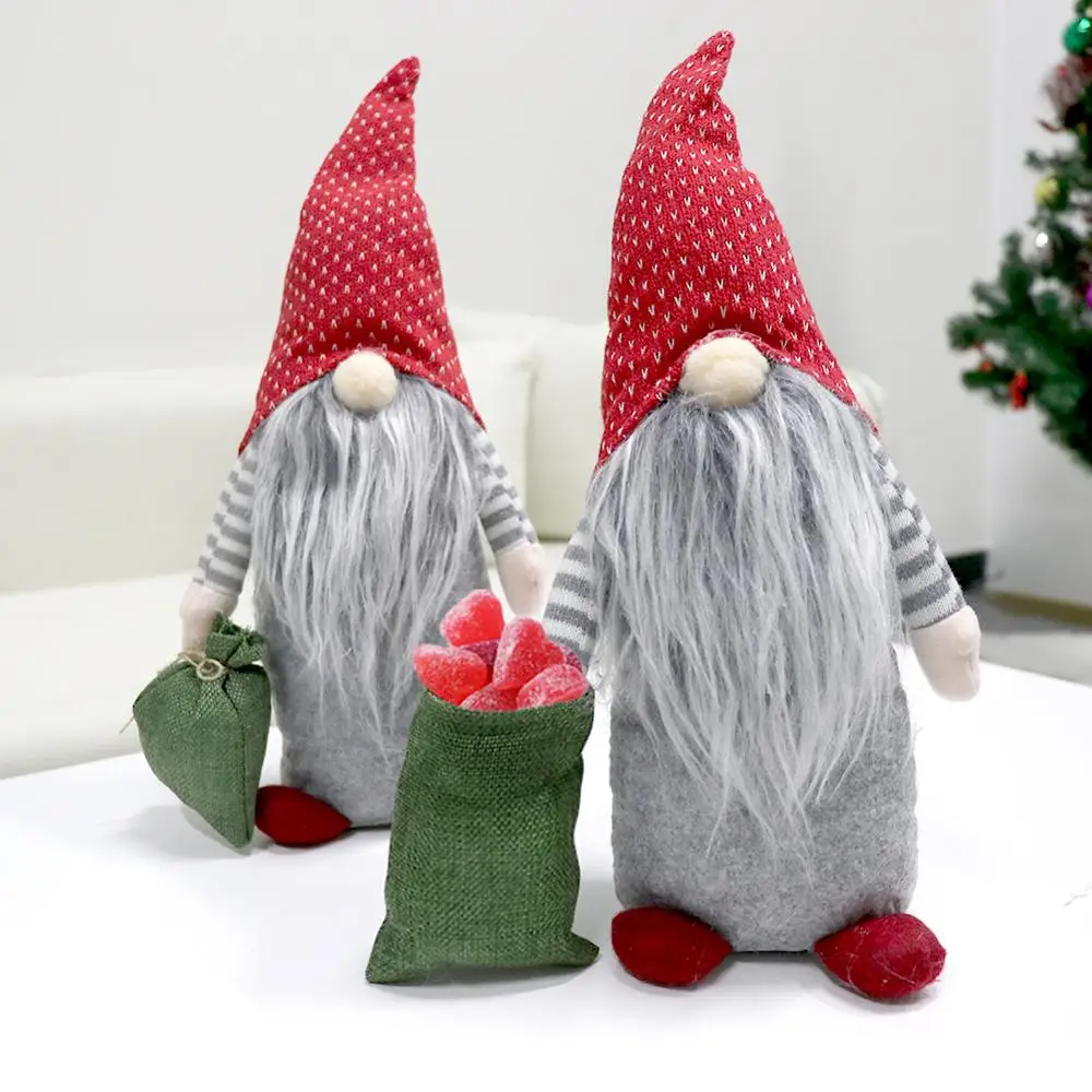 OHEART новый стиль Рождественское украшение Шведский Санта гном плюшевые ручной