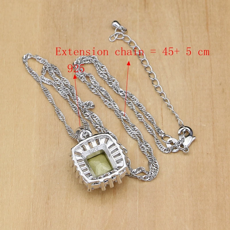 Женский ювелирный комплект из серебра 925 пробы серьги/кольца/ожерелье | Украшения