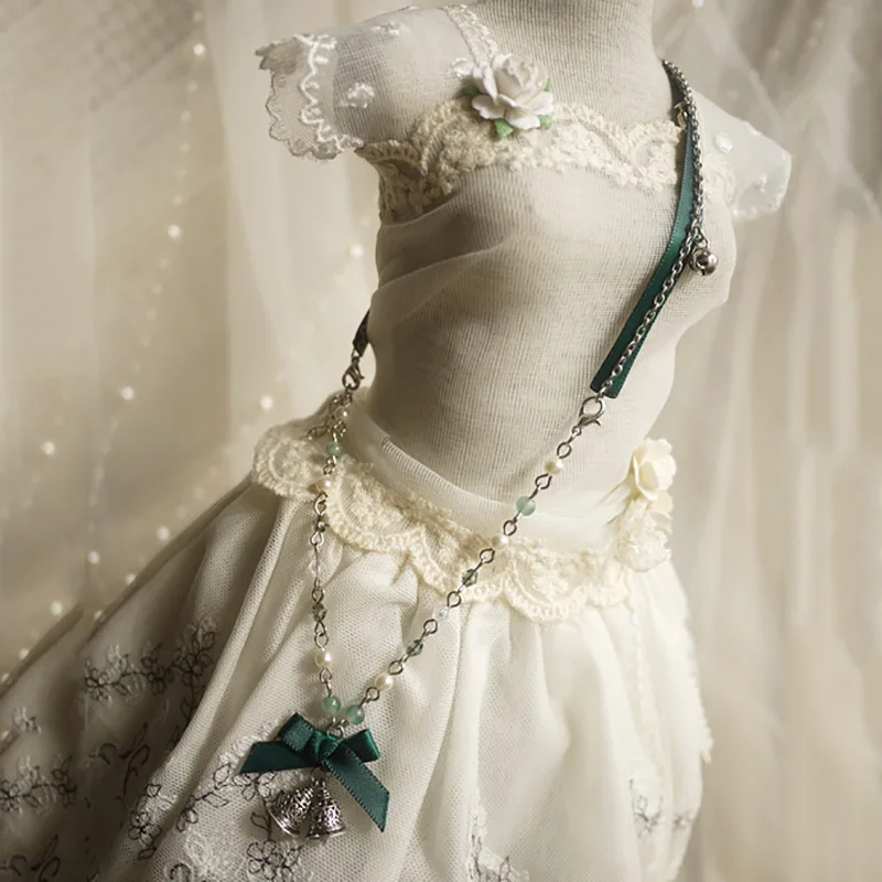 

Allaosify BJD1/3 1/4 1/6 Christmas wind bell cross-chain