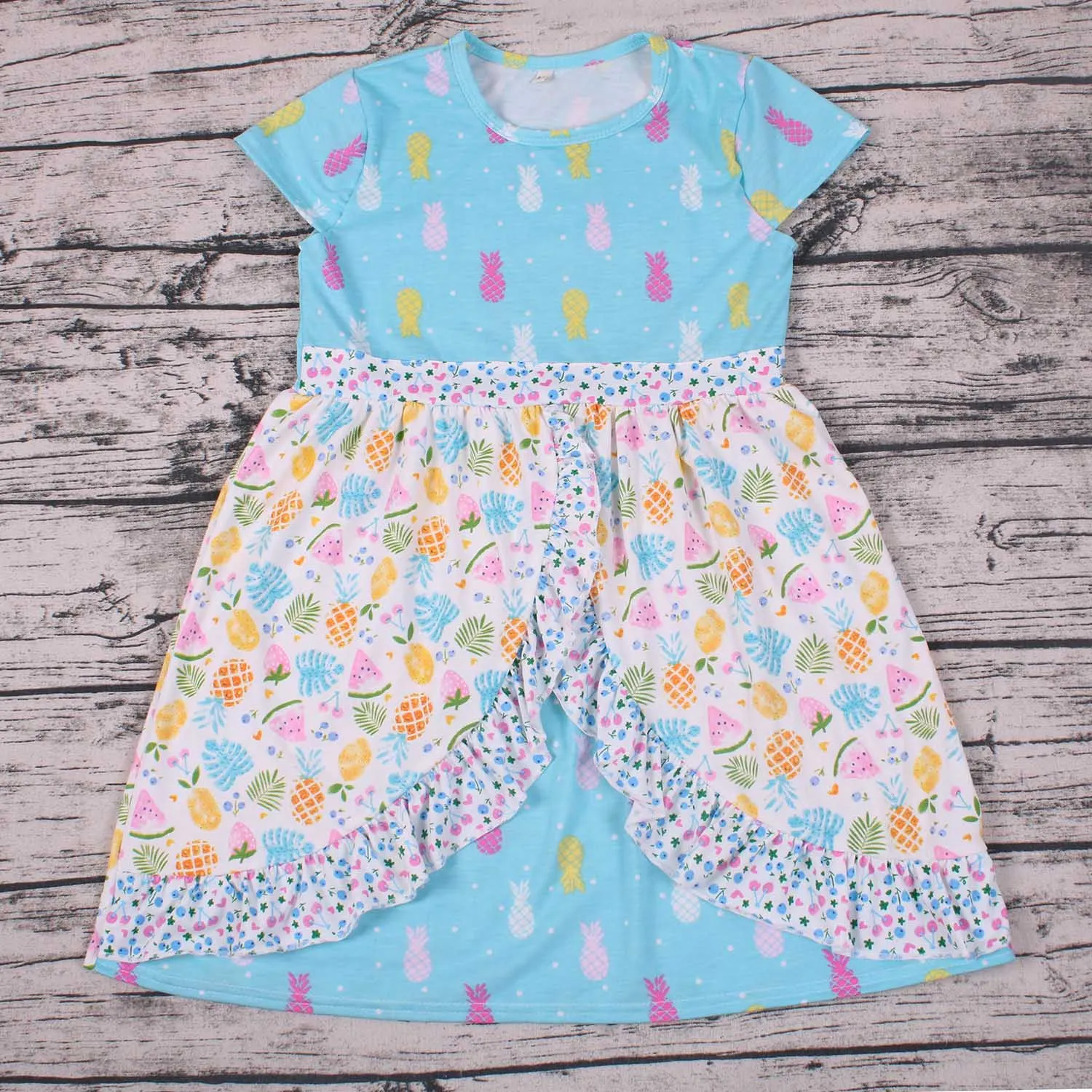 Детское платье без рукавов с мультяшным рисунком | Детская одежда и обувь