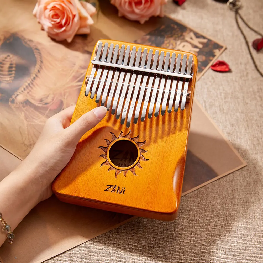 

1 Set 17 Key Kalimba Thumb Finger Piano Mini Creative Kalimba Musical Instrument