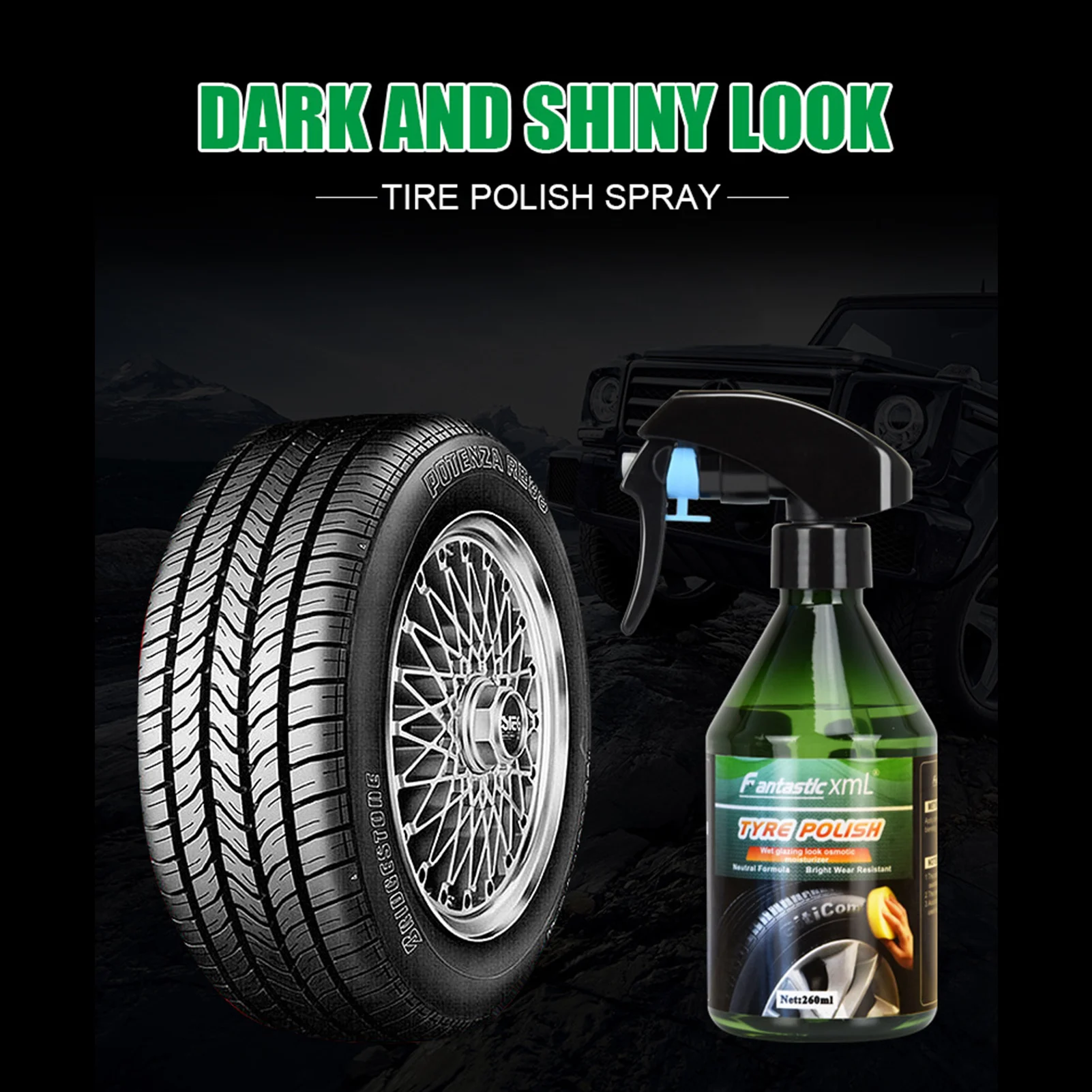 Автомобильная шина блеск Полировка Воск автомобильная яркий полировочный воск |