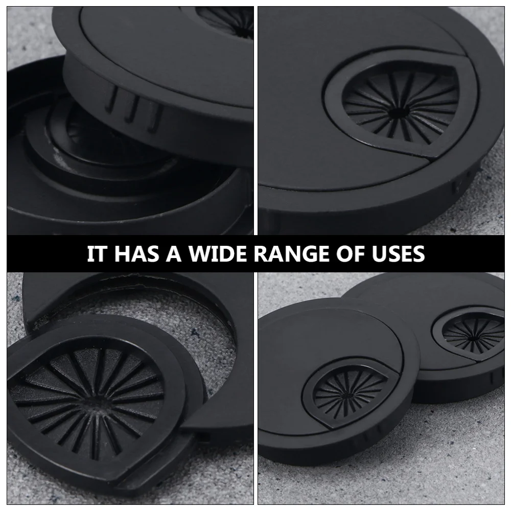 

4pcs Practical Cable Organizer Box Wire Storage Box Home Cable Hole Cover Box