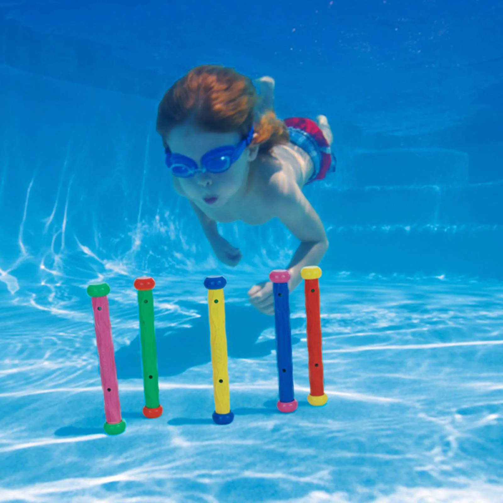 

Diving Underwater Swimming Pool Toys Swimming/Diving Training Under Water Fun Underwater Rings Diving Circle Set Multicolor Game