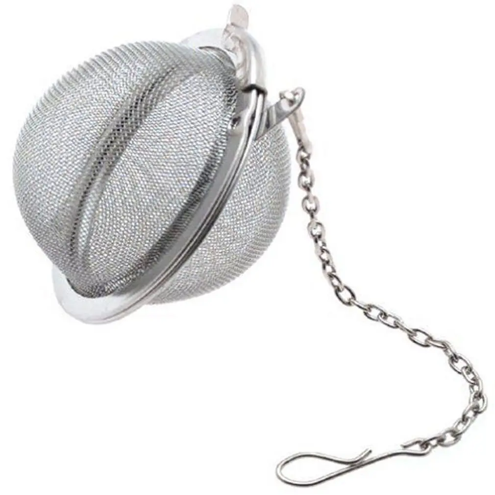 

Stainless Steel Teapot Tea Strainer Ball Shape Mesh Tea Infuser Filter Reusable Tea Bag Spice Tea Tool Accessories Drop Shipping