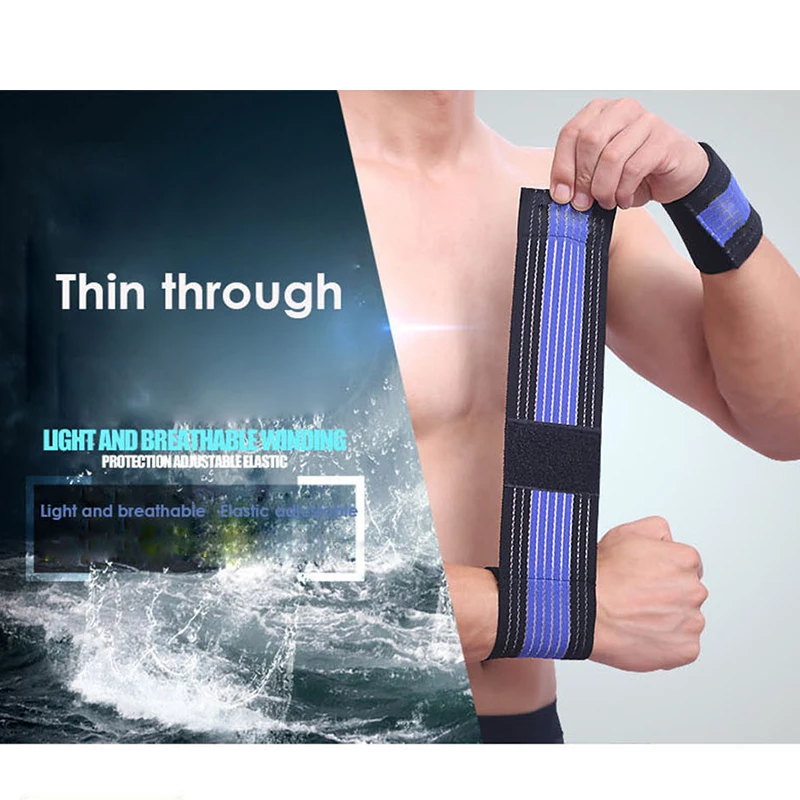

Cotton Elastic Bandage Sports Wrist Band Gym Support Wrist Brace Weight Lifting Hand Sport Wristband Wrap Carpal Tunnel Bracer