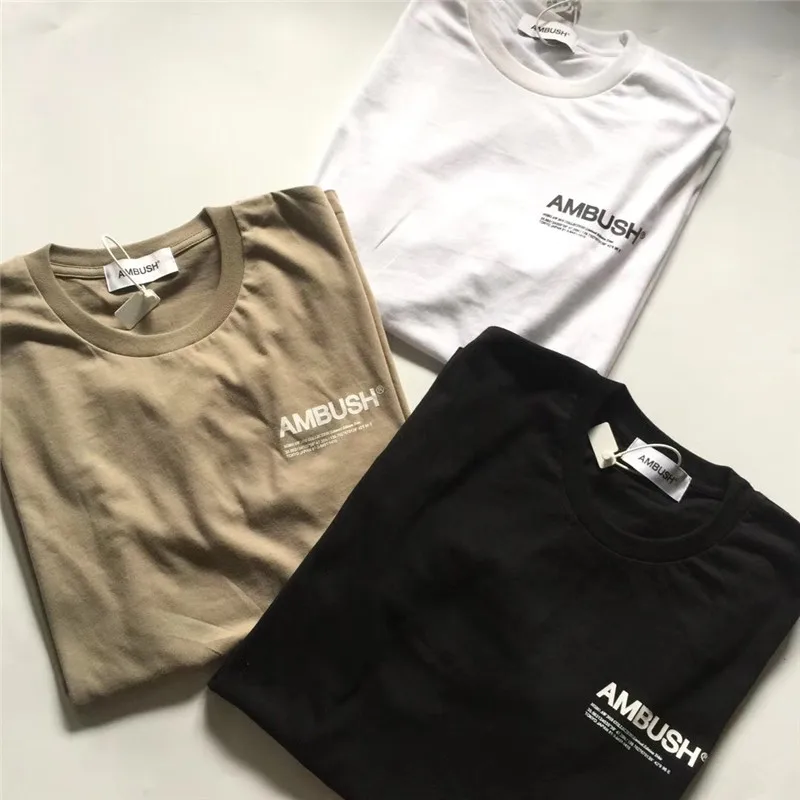 Засада футболка Вэнь 1:1 рост качество Однотонная s футболки хип хоп засада