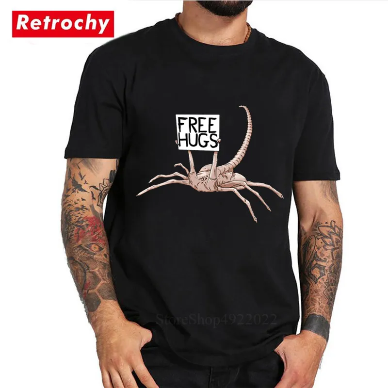 Графический Прохладный чужой Скорпион прошу Бесплатные Объятия футболка Для