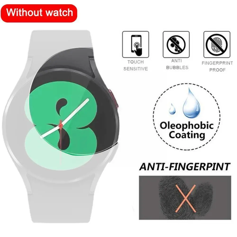 

Tempered Glass Protective Film Protection For Samsung Galaxy Watch 4 Classic 42mm 46mm Watch4 40mm 44mm Screen Protector Co P1K0
