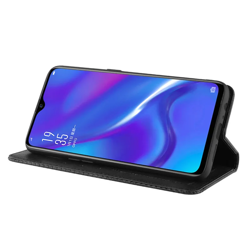 Чехол-книжка OPPO RX17 Neo роскошный чехол с тисненым бумажником для телефона из