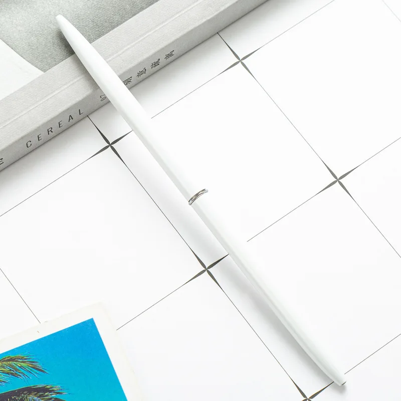 Ручка шариковая 1 0 мм с черными чернилами металлический корпус вращающаяся ручка