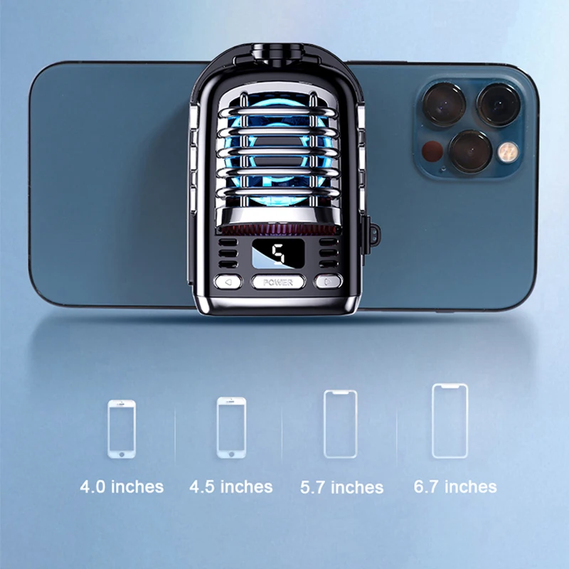 

Mobile Phone Cooler Cooling Fan Holder Semiconductor Temperature Control Cell Phone Radiator For PUBG Gaming Accessories