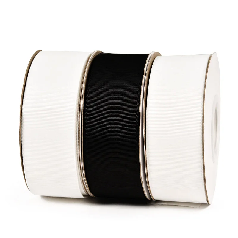 (5yards/lot/color) black and white satin ribbon wedding party decoration grosgrain handmade craft material | Дом и сад