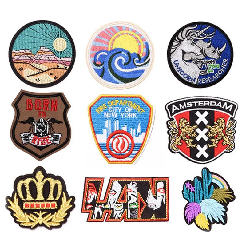 9 шт. вышитые наклейки для одежды | Дом и сад