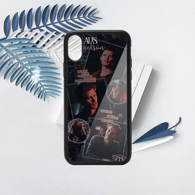 

Klaus Mikaelson Vampire Diaries Phone Case PC for iPhone 11 12 pro XS MAX 8 7 6 6S Plus X 5S SE 2020 XR