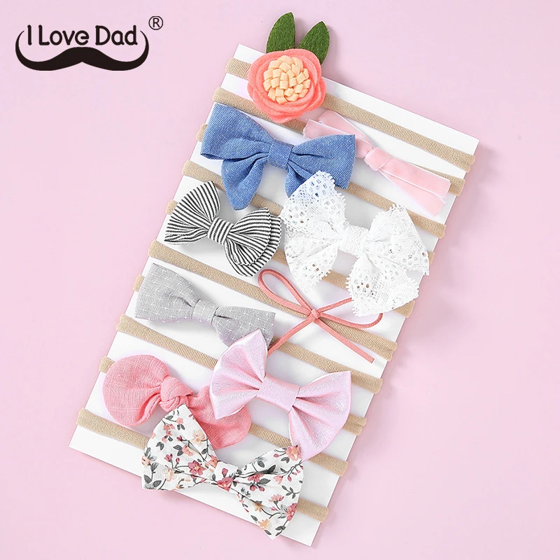 

12 шт./комплект, Детские резинки для волос в горошек