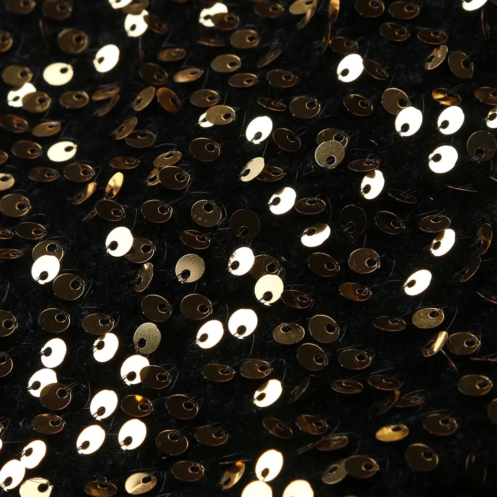 Женское сексуальное платье с блестками и глубоким v-образным вырезом Вечерние