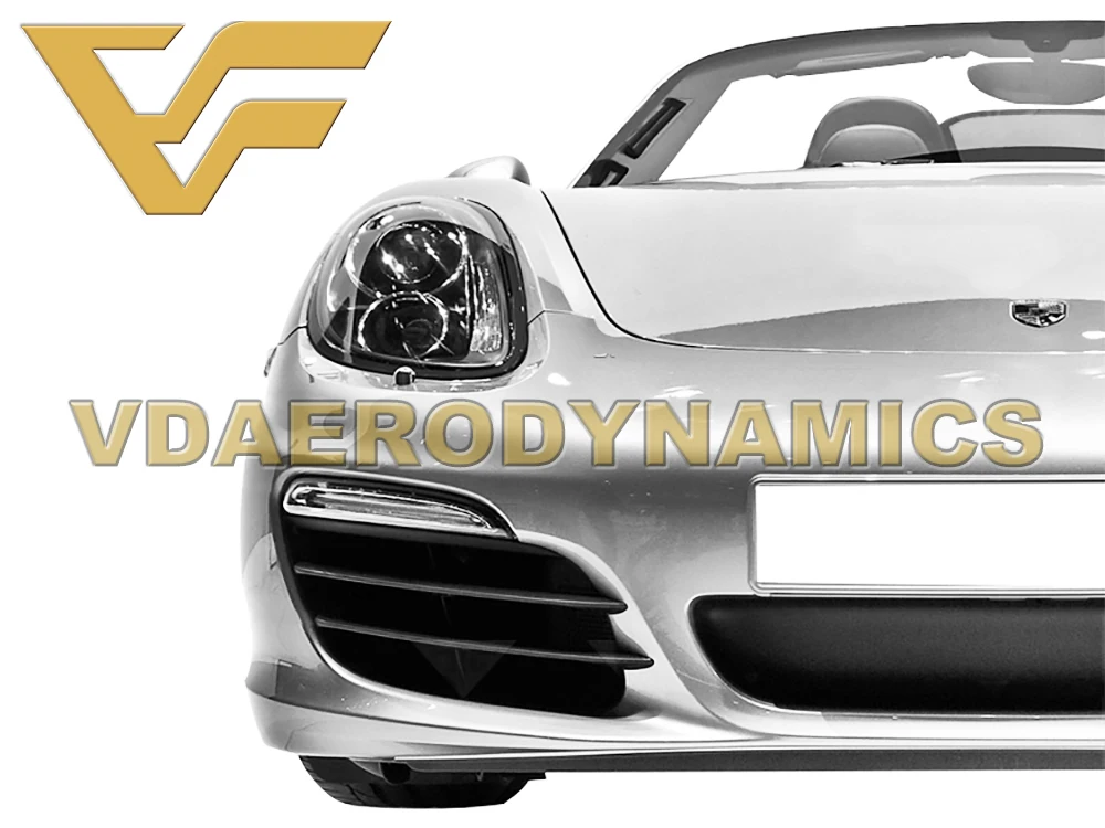 Подходит для 13-15 981 Porsche Boxster VAD углеродное волокно передний бампер Воздушная