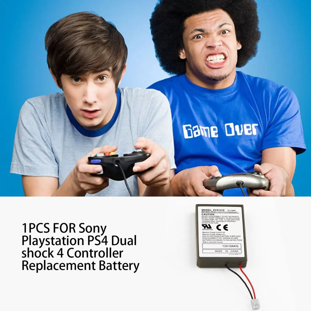 1 шт. 2000 мАч литий-ионный аккумулятор для PS4 Playstation 4 беспроводной контроллер V1