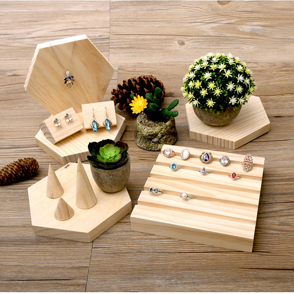 Неокрашенный простой деревянный крошечный инструмент коробка для хранения