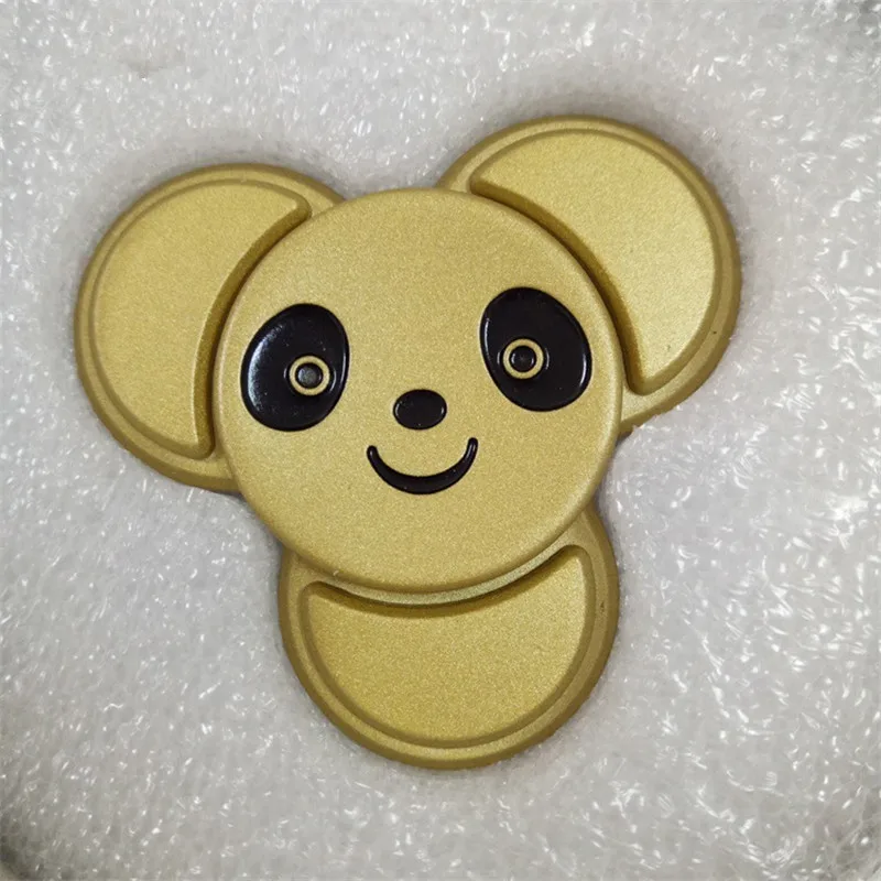 Милый Спиннер для девочек игрушка панды ручной из металлического материала