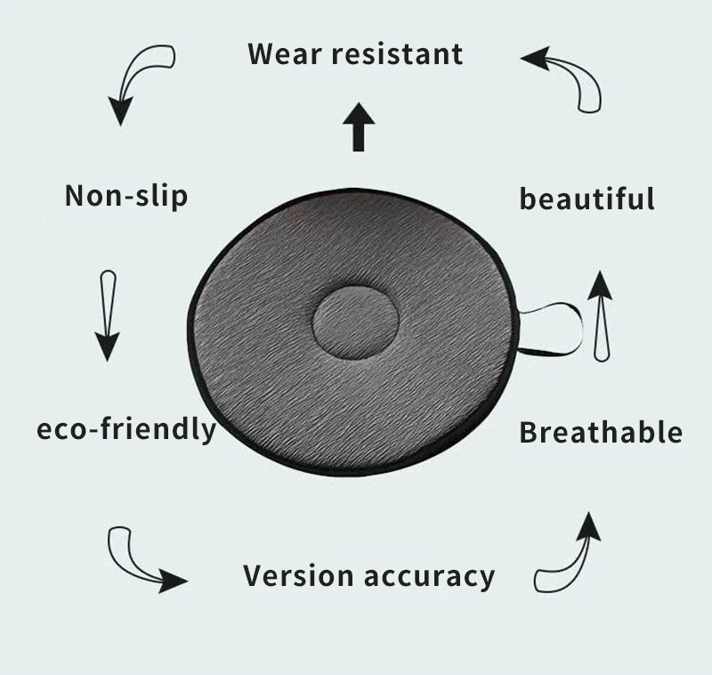 360 Swivel Seat Cushion Car Seat Aid Chair Seat Revolving Cushion Rotation Auto Memory Foam Pad Mat For Elderly Pregnant Woman