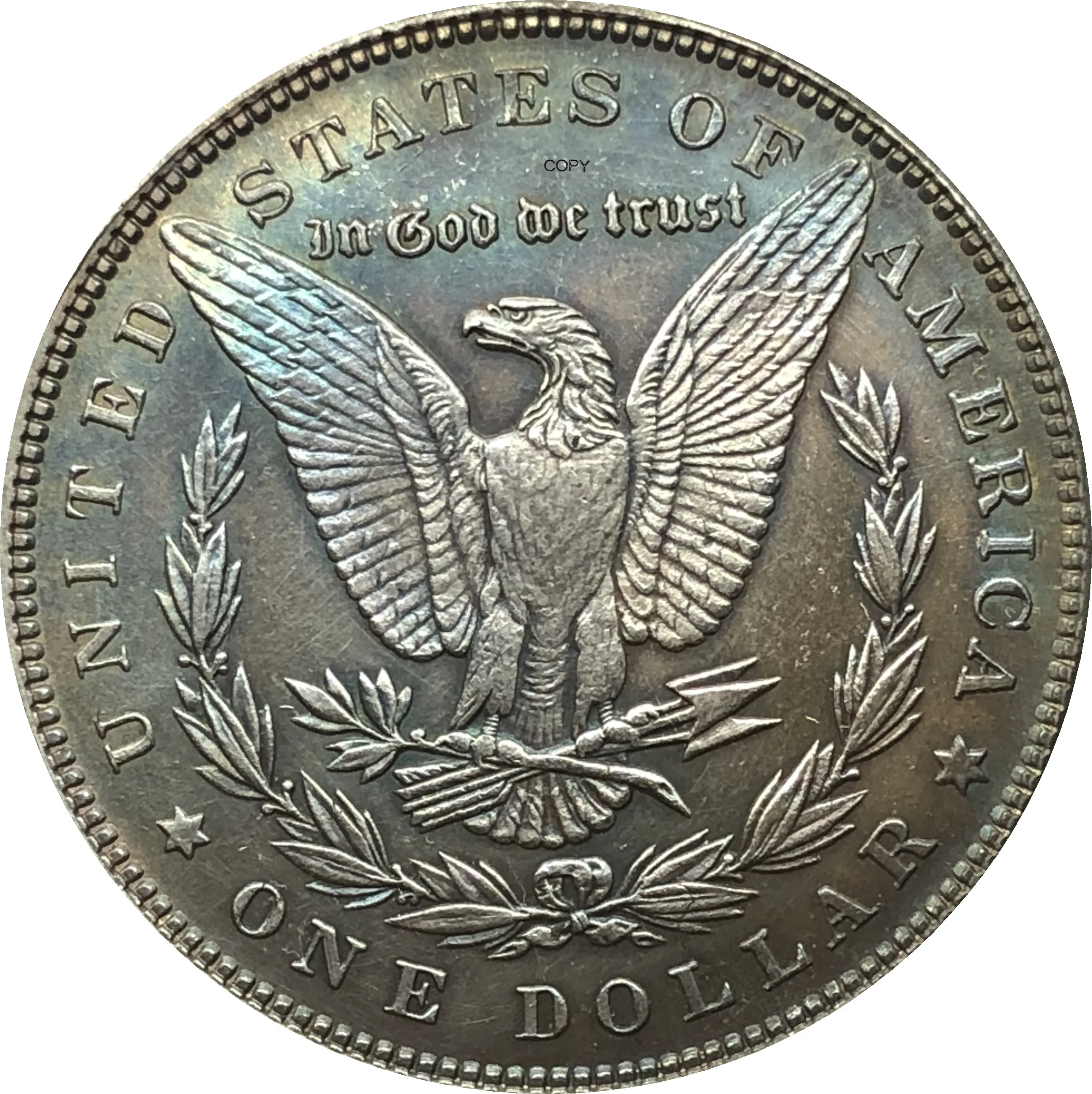 

United States Of America 1880 Morgan One Dollar US Coin Liberty Cupronickel Silver Plated In God We Trust Copy Coin