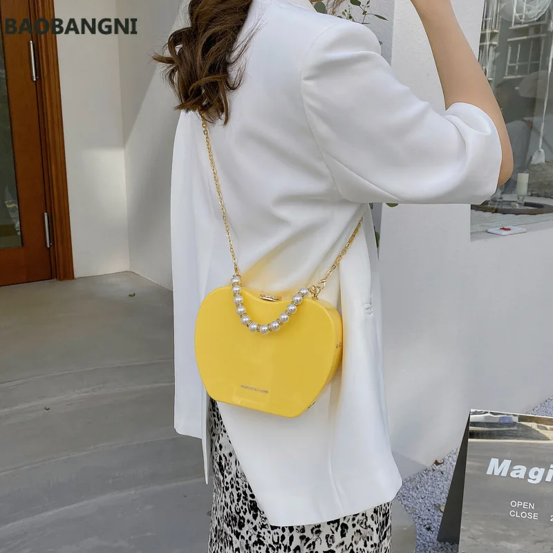 Crossbody Bag For Women Fashion Acrylic Shoulder Chain Bag Female Purses And Handbags Clutch Bag Sac A Main