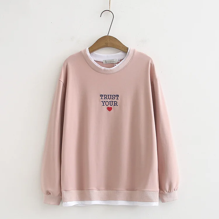 Повседневные толстовки размера плюс осень 2019 женская мода свободные длинный