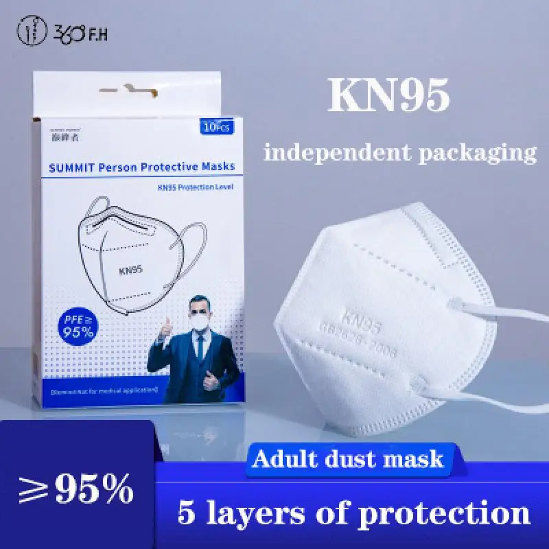 

Mascarillas Fpp2 Adult Kn95 Face Mask Multicolor Meltblown Cloth Five-layer Safety Protection Ffp2 Mondkapjes Dust Mask