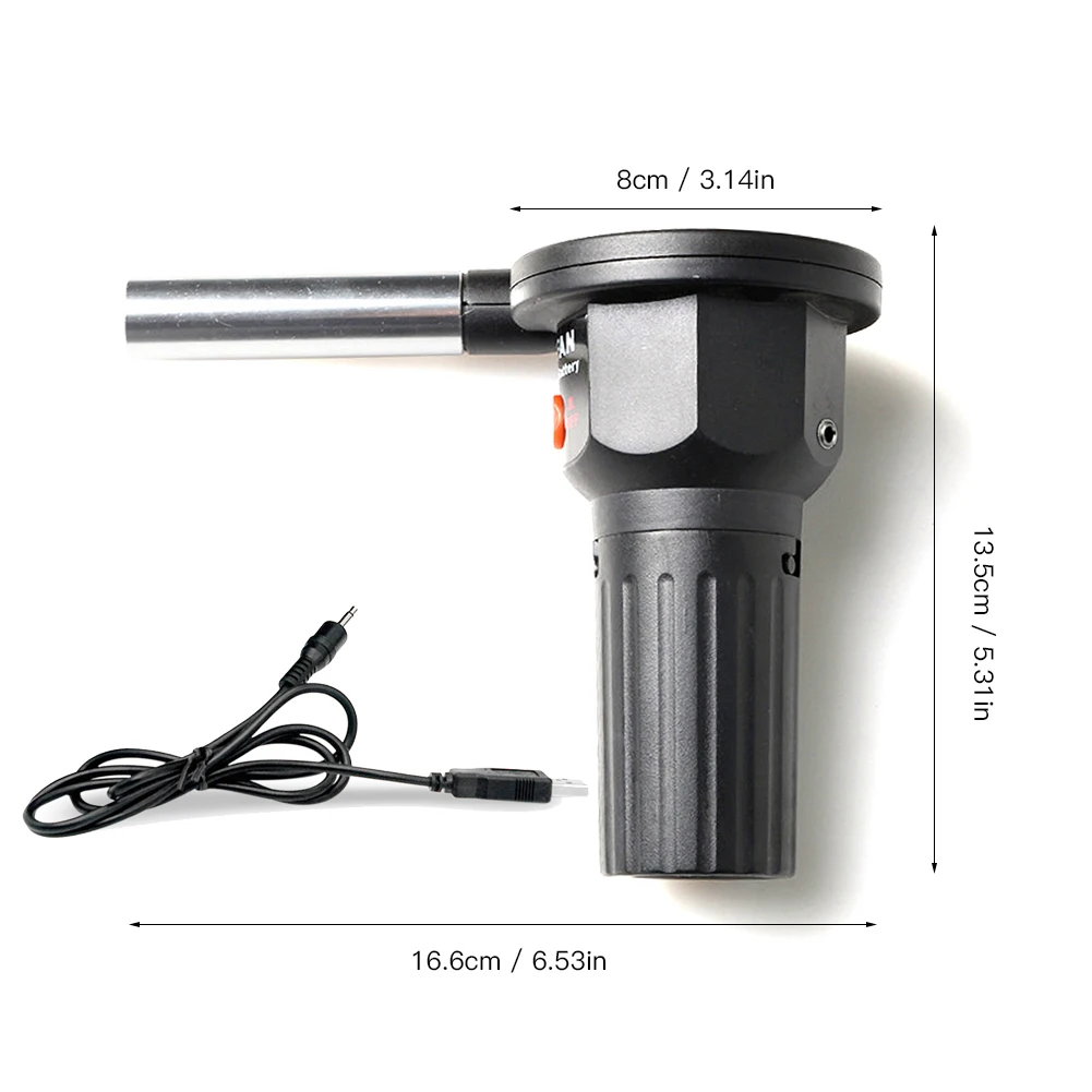 Уличный вентилятор для барбекю воздуходувка с USB портативный ручной уличный