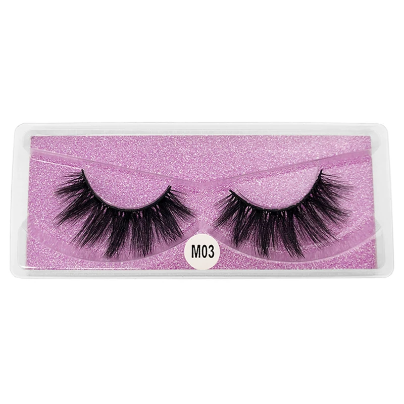 

10/20/30/40/50/70/100 Pairs 3D False Eyelashes Set Natural Long Thick Fluffy Faux Mink Eye Lashes Extension Tools Wholesale
