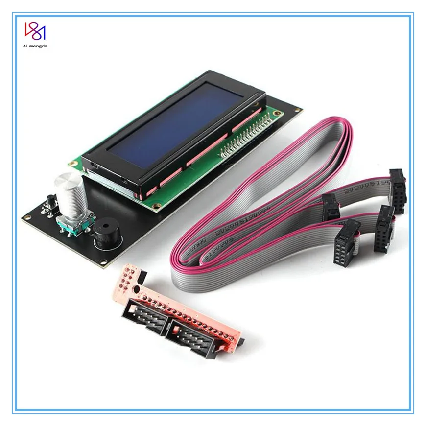 ЖК дисплей для 3D принтера Reprap Smart детали контроль Ramps 1 4 2004 управление|Детали и