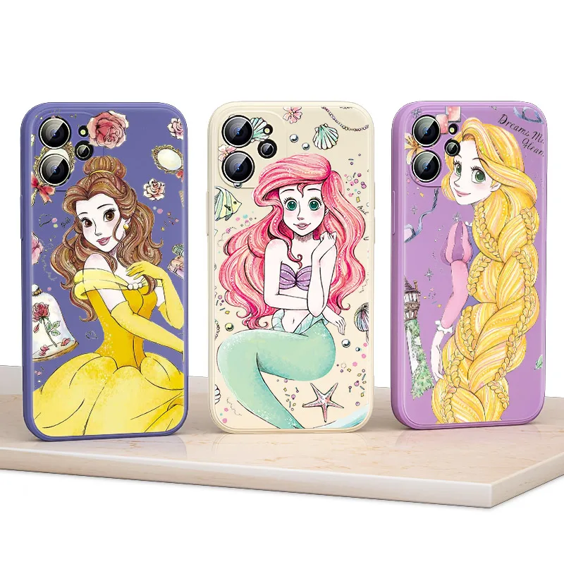 

Мягкий чехол из жидкого силикона для Apple IPhone 13 12 Mini 11 Pro XS MAX XR X 8 7 6S SE Plus